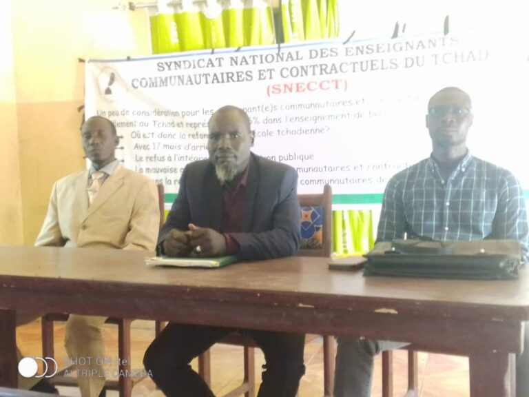 Éducation : Le SNECCT réclame 23 mois d’arriérés de salaire