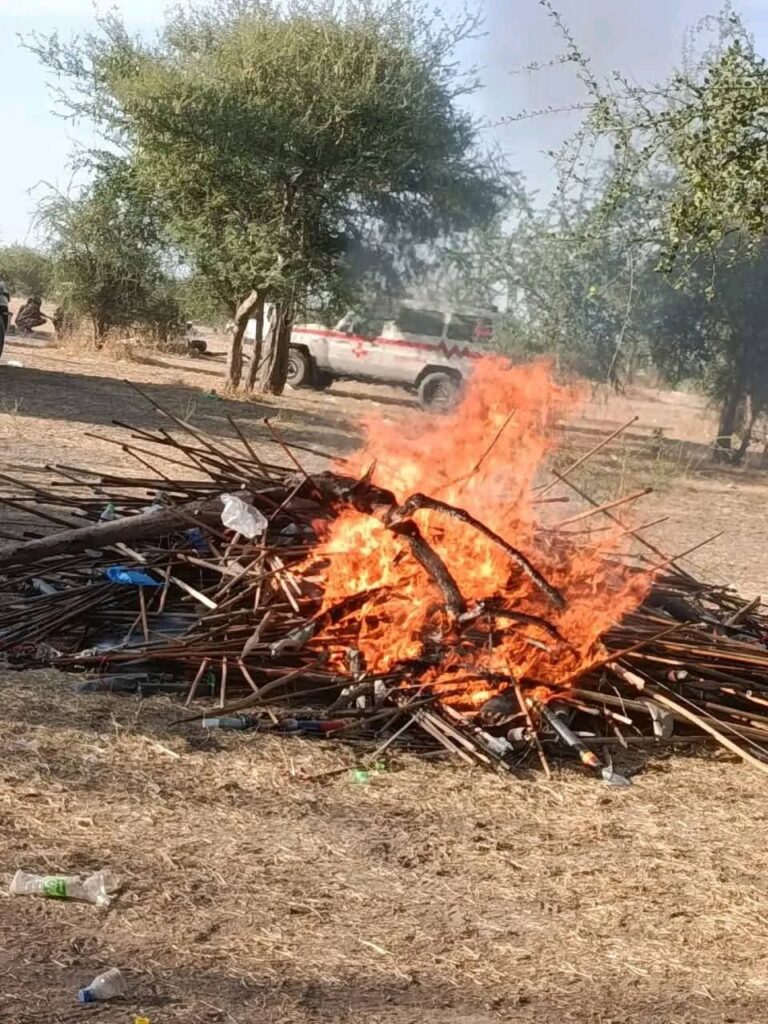 Hadjer Lamis : Les autorités de Ngoura détruisent les armes du conflit intercommunautaire