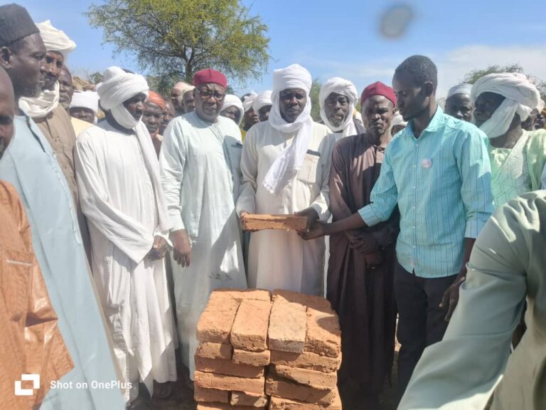 Guéra : Pose de la première pierre des bureaux de la Sous-préfecture de Mawa