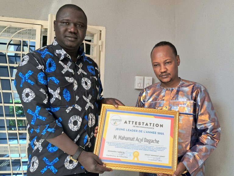 Mahamat Açyl Dagache récompensé pour son leadership jeune au Tchad