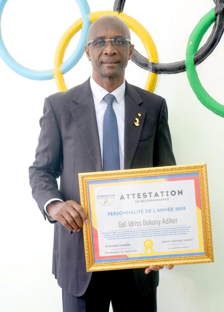 Sport : Le Président du COST, Gal Idriss Dokony Adiker, sacré Personnalité de l’année 2025