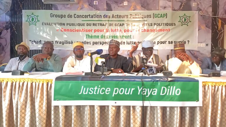 🇹🇩 Tchad : le GCAP signe son retour dans le débat politique