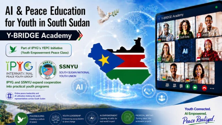Soudan du Sud : l’IPYG et la SSNYU forment des jeunes leaders à la paix et à l’intelligence artificielle
