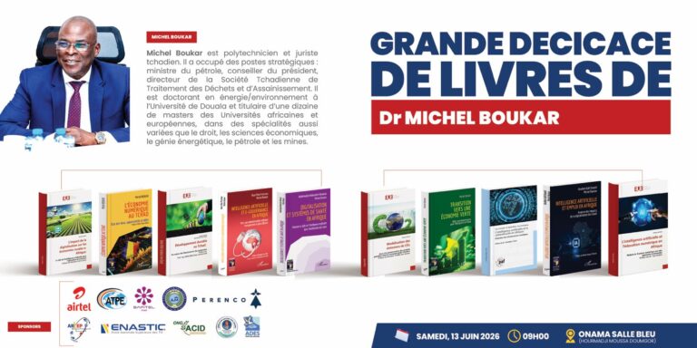 Culture et littérature : le Dr Boukar Michel dédicace dix ouvrages consacrés à l’innovation et au développement de l’Afrique