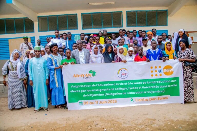 Santé reproductive : des jeunes outillés pour devenir des relais de sensibilisation à N’Djamena