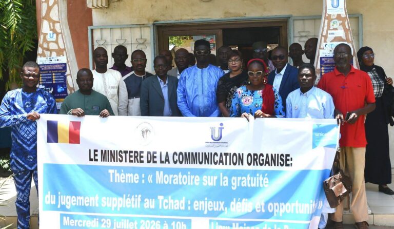 Tchad : un café de presse pour expliquer la gratuité du jugement supplétif