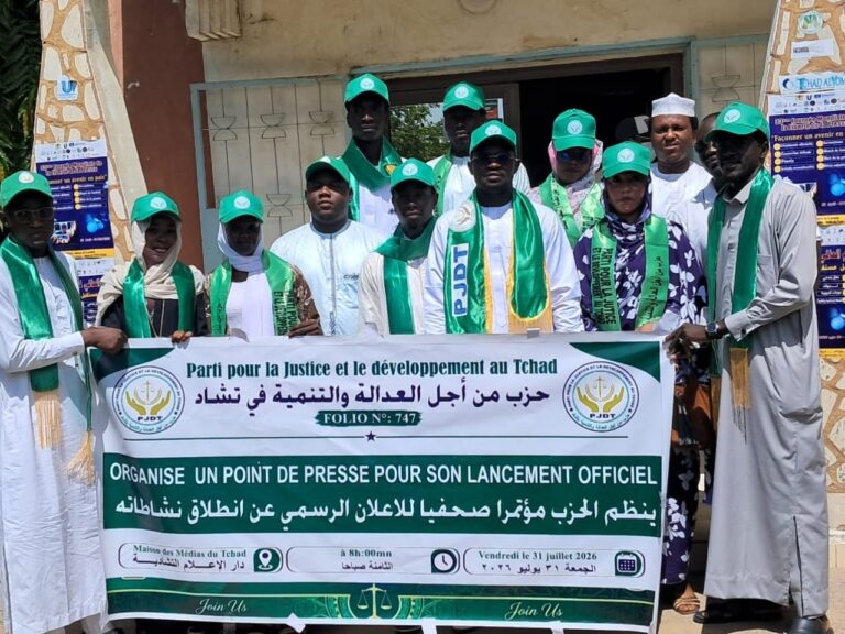 Politique: Le Parti pour la Justice et le Développement au Tchad (PJDT) officiellement lancé