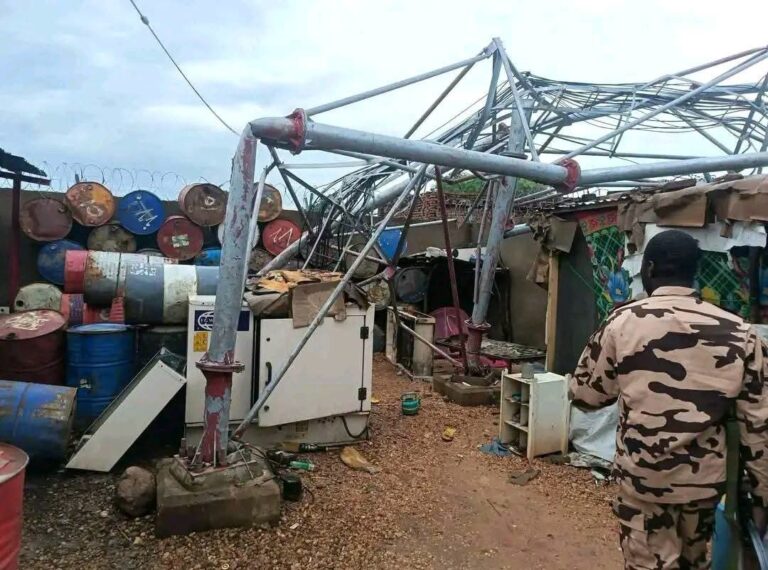 Adré : L’effondrement d’une antenne de télécommunication fait deux blessés graves
