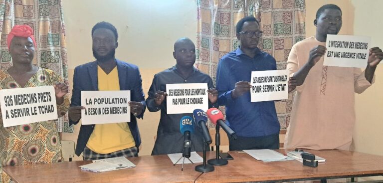 🇹🇩 Tchad : 926 médecins non intégrés interpellent les autorités