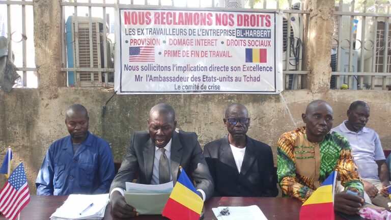 Tchad: Les ex-travailleurs de BL Harbert International réclament leurs droits