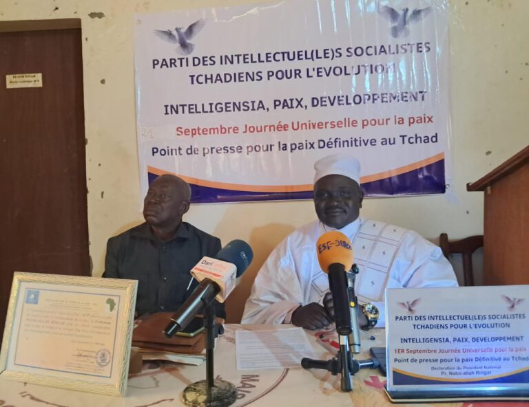 Journée internationale de la paix : le PISTE appelle à l’apaisement et au dialogue au Tchad